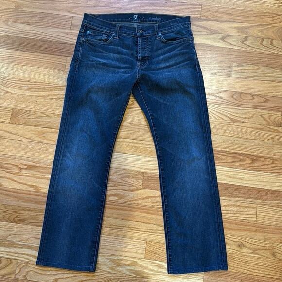 7 for all mankind | made in US | standard jeans | 32 waist x 27.25 length - Picture 1 of 10
